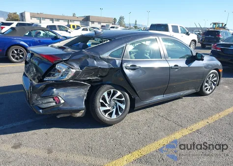 2018 Honda Civic Ex из США, поврежденный, VIN 2HGFC2F8XJH515757